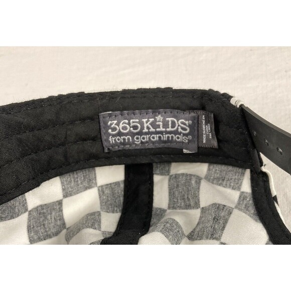 Retro "Oh Yeah" Black & White Checkered Garanimals 365 Kids Snap-Back Hat - Picture 7 of 7